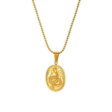 Pendentif Serpent Or